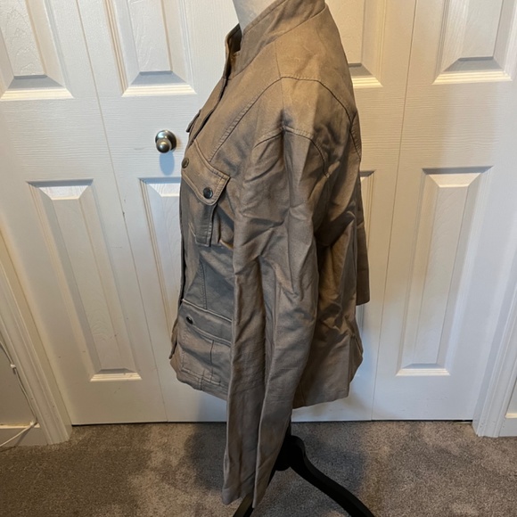 Alfani size XL faux Leather jacket - Picture 3 of 11